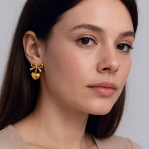 Premium Earring (Anti-Tarnish) High Quality + No Fade + Waterproof