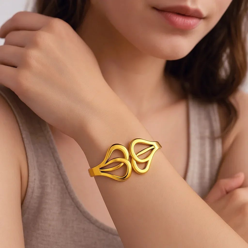 Premium Open-Front Kada (Anti-Tarnish), High Quality + No Fade + Waterproof