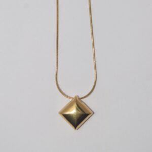 Trendy Squre Necklace (Anti-Tarnish) Premium Quality + Waterproof