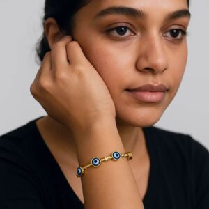 Evil Eyes Magnatic-Close Kada (Anti-Tarnish), High Quality + No Fade + Waterproof