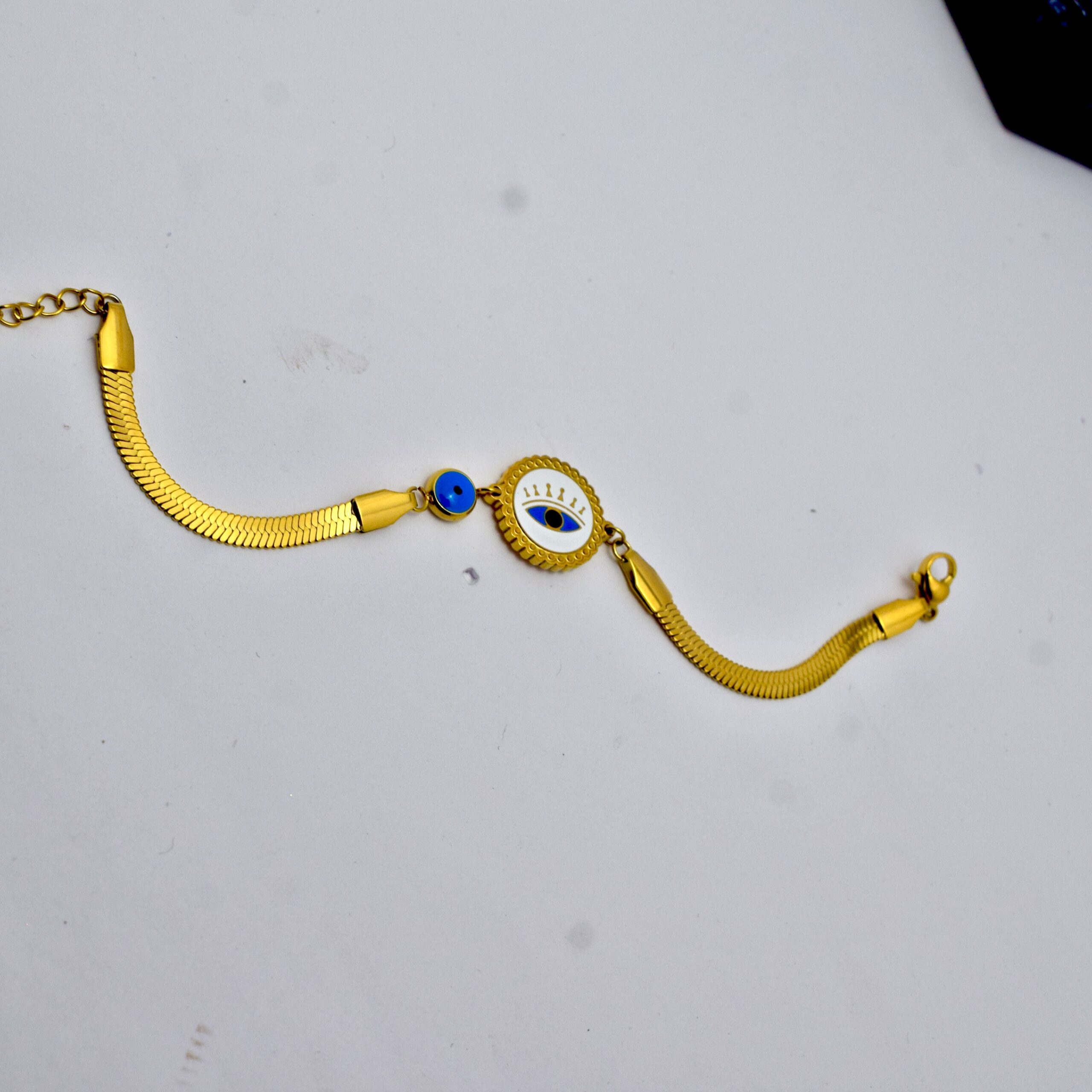 Evil Eye Bracelat (Anti-Tarnish) Premium Quality + No Fade + Waterproof
