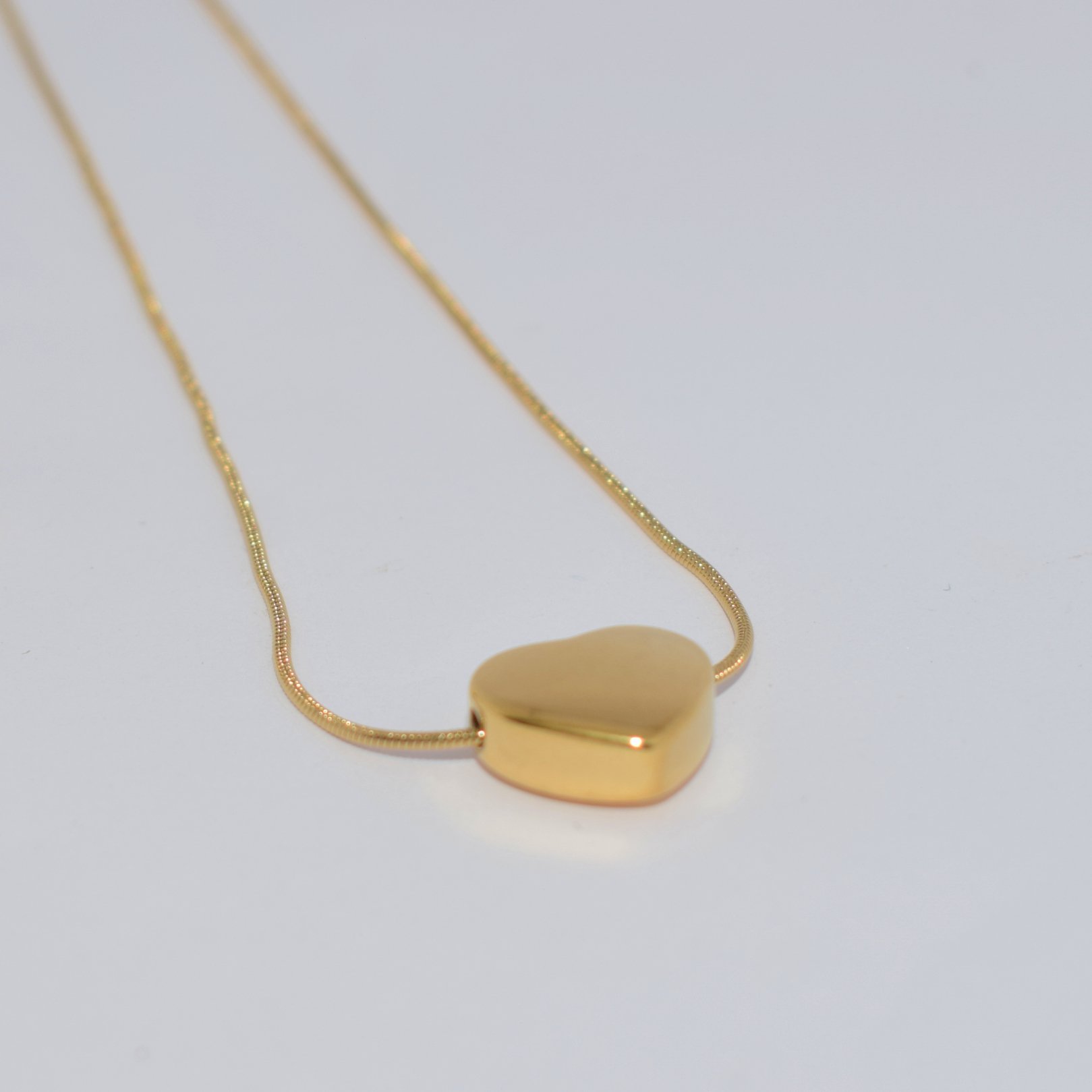 Bold Heart Necklace + Earring Premium Anti-Tarnish Set, No Fade & Waterproof - Image 2