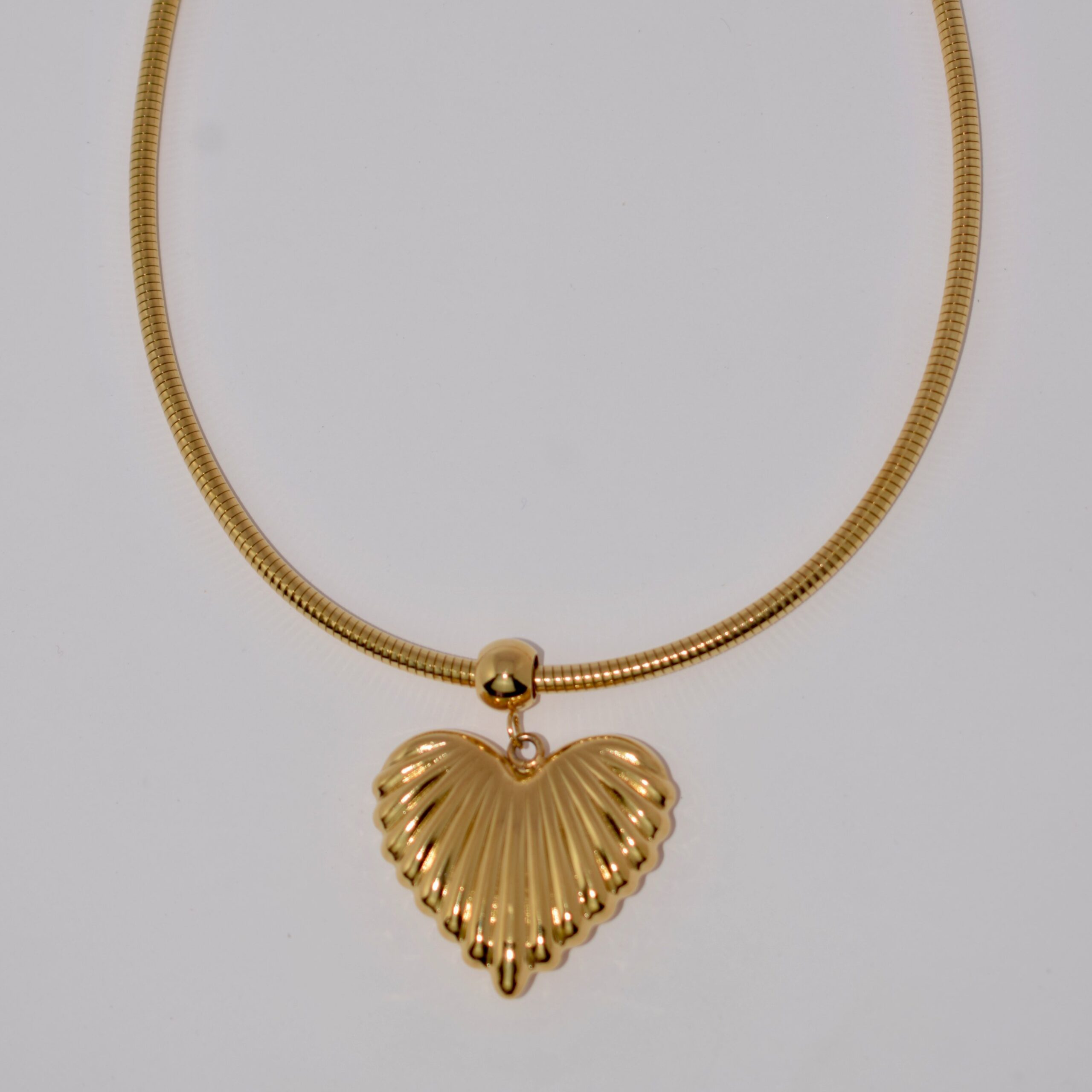 Big Heart Premium Anti-Tarnish Necklace, No Fade & Waterproof - Image 2