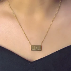 11:11 Modern Necklace (Anti-Tarnish) Premium Quality + Waterproof