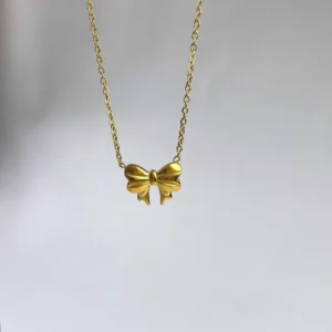 Flower Modern Anti-Tarnish Necklace, No Fade & Waterproof